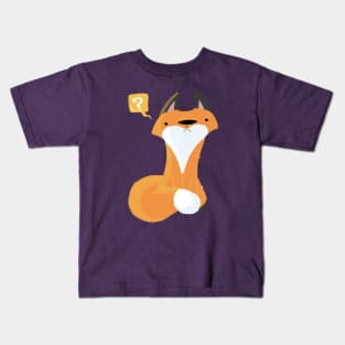 the fox doesn't know what to say Kids T-Shirt
